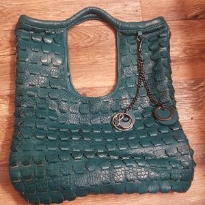 Teal handbag/shoulder bag